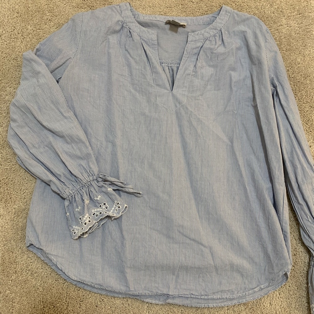 Striped Blue Top